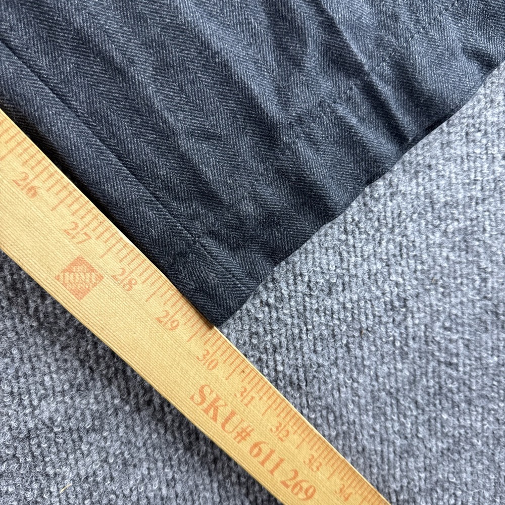 Roundtree & Yorke Mens Flat Front Classic Pants Charcoal Gray Stretch 34x30 NWT - Picture 3 of 9